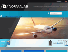 Tablet Screenshot of normalab.com